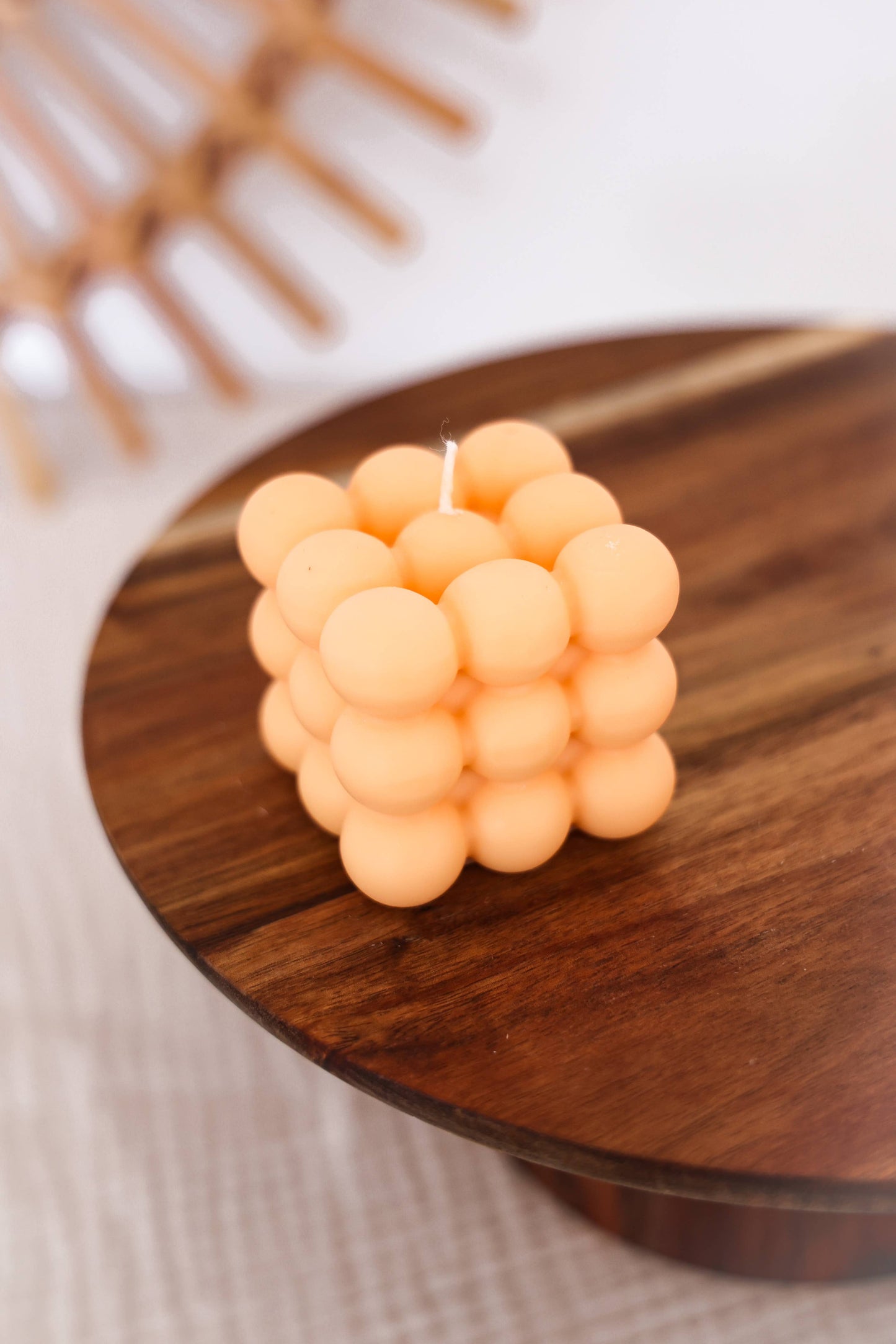 Bubbelkaars - handgemaakt: Beige