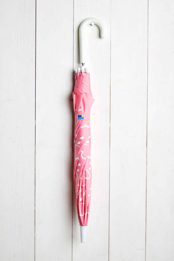 Little Kids kleuronthullende paraplu in babyroze