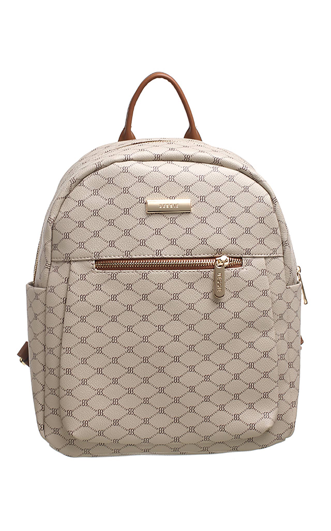 KLASSIEKE BESSIE LOGO PRINT RUGZAK: Zwart
