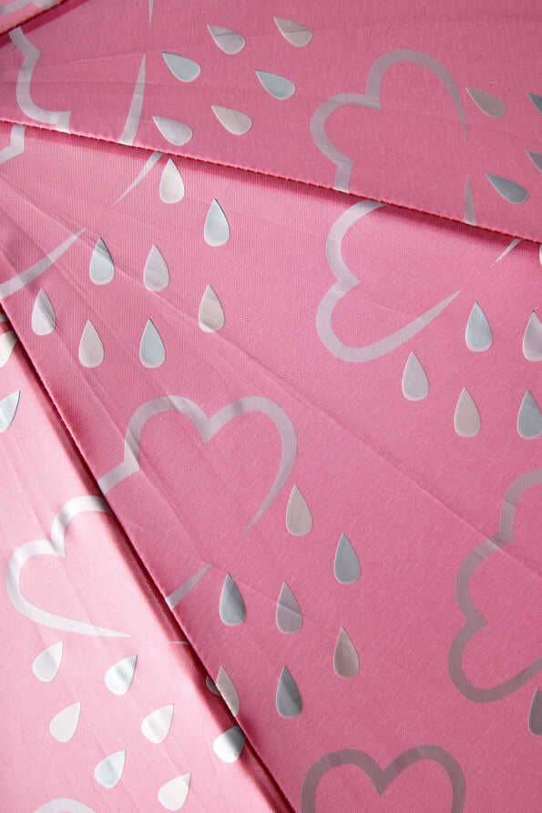 Little Kids kleuronthullende paraplu in babyroze