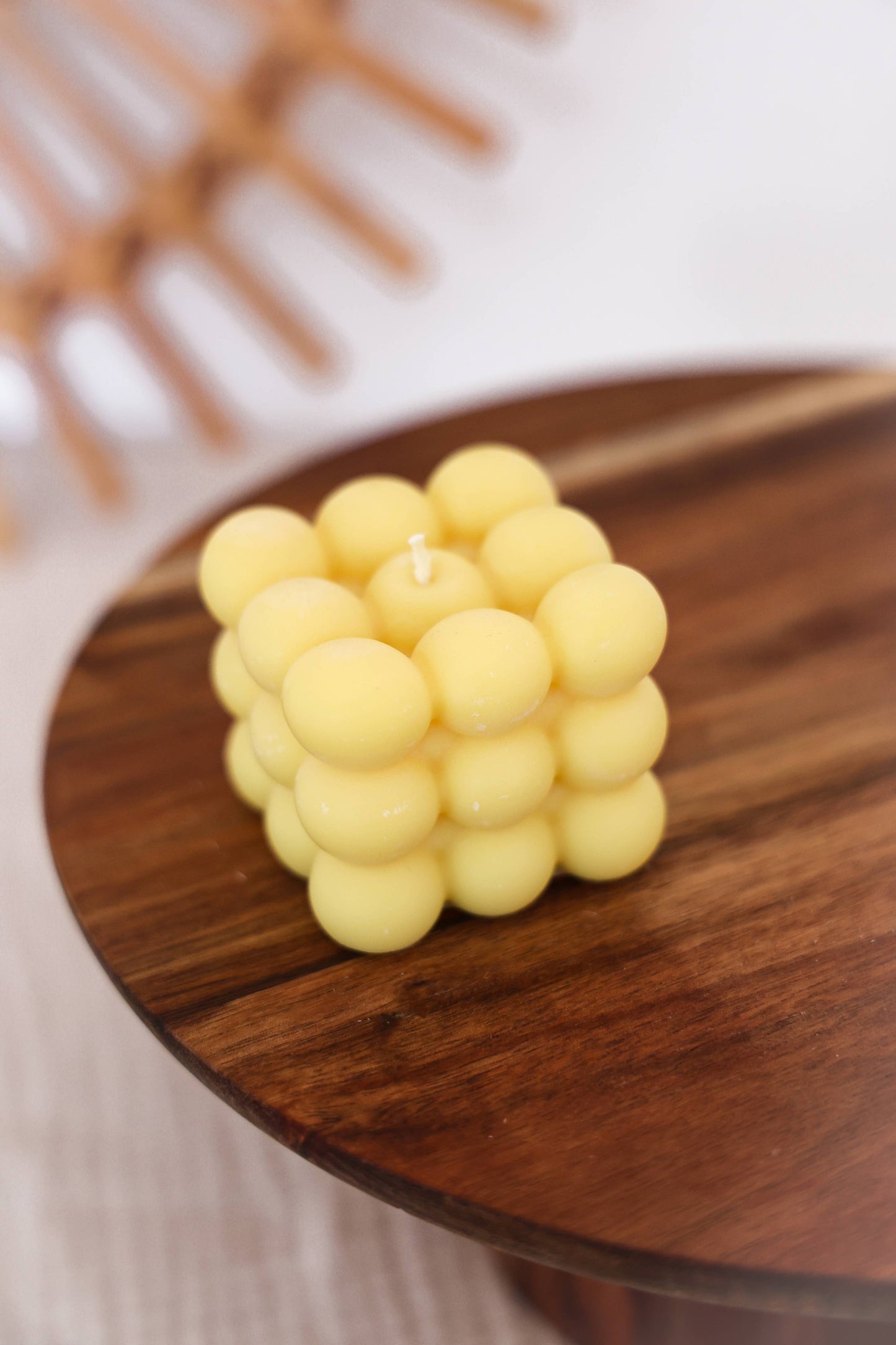 Bubbelkaars - handgemaakt: Beige