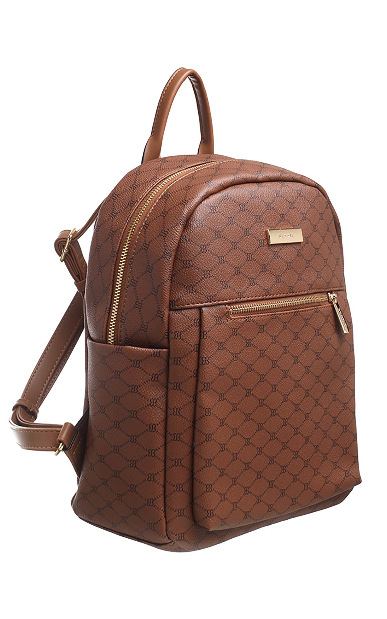 KLASSIEKE BESSIE LOGO PRINT RUGZAK: Zwart