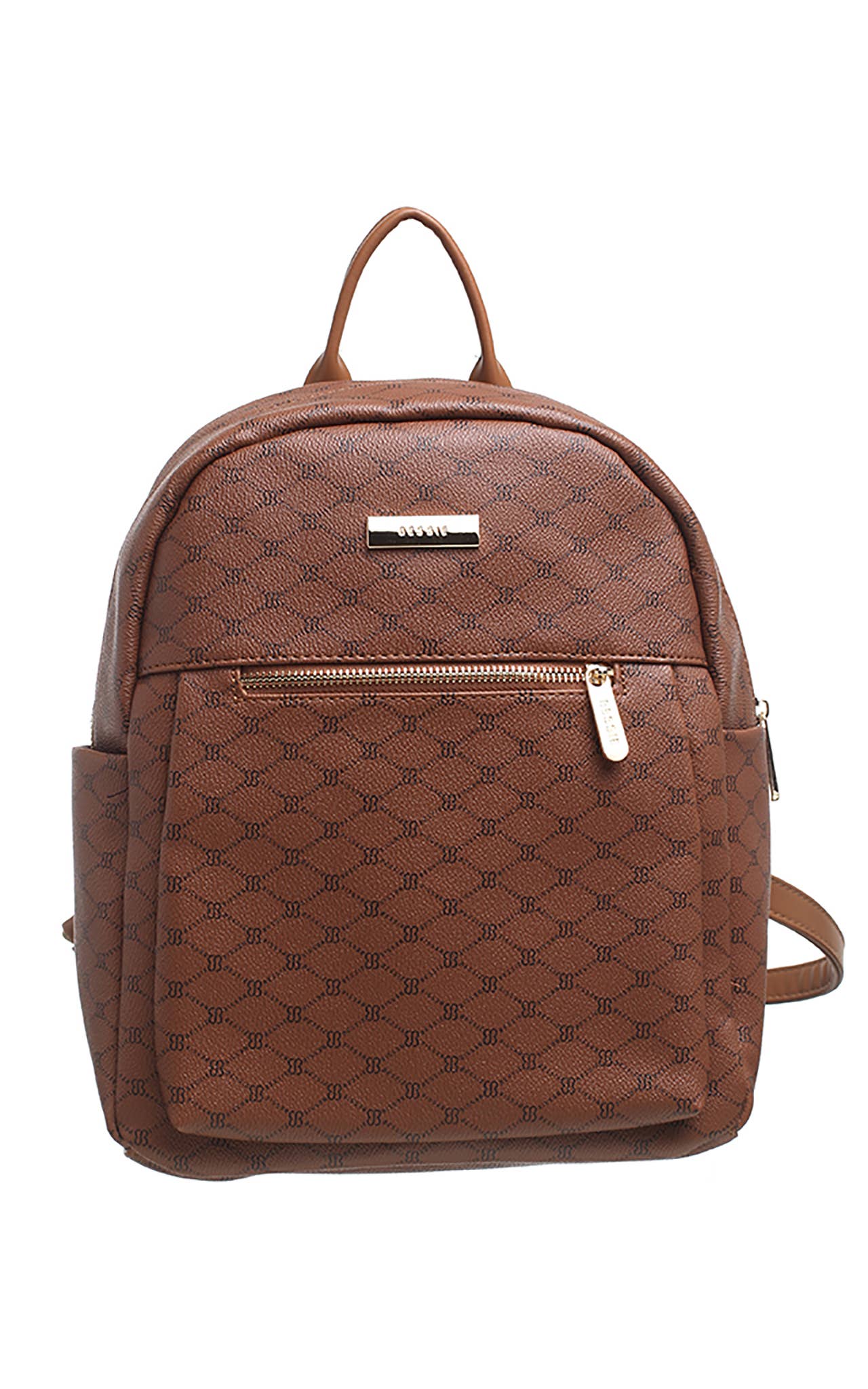 KLASSIEKE BESSIE LOGO PRINT RUGZAK: Zwart