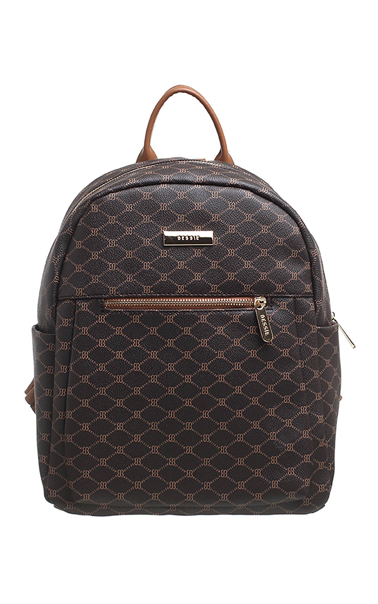 KLASSIEKE BESSIE LOGO PRINT RUGZAK: Zwart