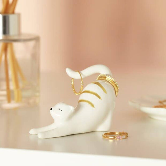 Keramische rekbare kattenringhouder
